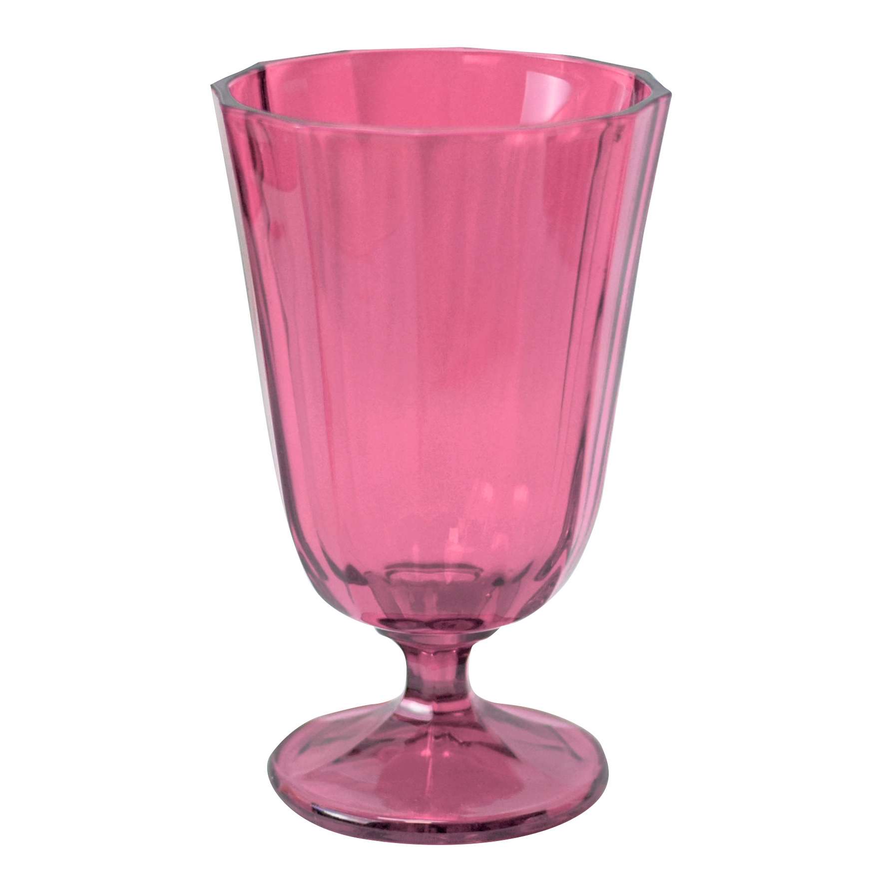 ARCUCCI - VASO BAJO ANA DE VIDRIO 25CL - SET DE 6 VASOS - Rosa
